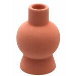 Chaks 12595, petit bougeoir c�ramique asti 12, 2cm terracotta