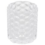 Chaks 12672, lot de 8 photophores porte - bougie bradley verre 8, 8cm transparent