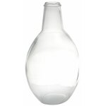 Chaks 12728, grand vase luisa 6l en verre 38cm transparent