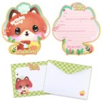 Chaks 12819 - bb, paquet de 8 cartes d'invitation anniversaire bangoberry © avec enveloppes Chaks 12819 - bb, paquet de 8 cartes d'invitation anniversaire bangoberry © avec enveloppes