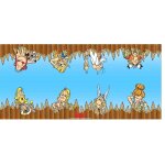 Chaks 12822 - ax, chemin de table tissu 3m ast�rix ®