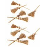 Chaks 12912, lot de 10 mini - balais en paille 5cm