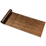Chaks 12968 - 06, chemin de table loom 3m, chocolat luisant