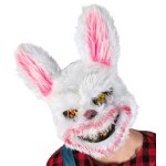 Chaks 13134, masque scary rabbit blanc