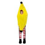 Chaks 13218, petit dguisement banane 28cm pour lutin farceur