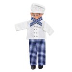 Chaks 13219, petit dguisement cuisinier 30cm pour lutin farceur