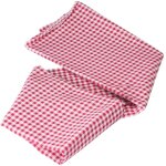 Chaks 13261, nappe vichy rouge en tissu 145cm x 250cm
