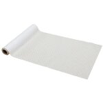 Chaks 13575, chemin de table tissu blanc pois dors 3m