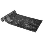 Chaks 13583 - 80, chemin de table glamour velours noir / argent