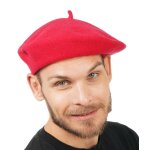Chaks 13687 - 02, bret luxe 80% laine, rouge