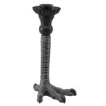 Chaks 13708, chandelier polyr�sine patte de corbeau noir 19, 5cm