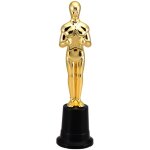 Chaks 13776, statuette trophe rcompense star en plastique dor 22cm