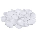 Chaks 13913, sachet de 50 p�tales de rose satin luxe, blanc