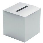 Chaks 13969 - 80, tirelire urne pliable classique, argent