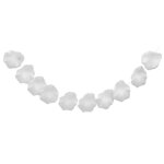 Chaks 13996, guirlande de 10 grandes p�tales de rose 180cm, blanche