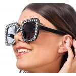 Chaks 14058 - 10, lunettes noires avec strass