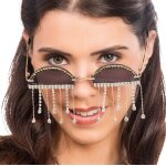 Chaks 14067, lunettes festival avec pendentifs strass