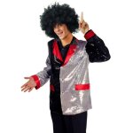 Chaks 35 250882 07, veste disco paillettes sequin tricolore, adulte homme taille xl / xxl