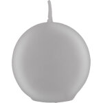 Chaks 80293 - 80, bougie boule 6cm diam, m�tal argent