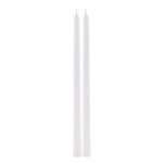 Chaks 80294 - 00, set de 2 bougies flambeau 30cm, blanc