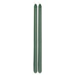 Chaks 80294 - 121, set de 2 bougies flambeau 30cm, vert jungle