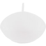 Chaks 80296 - 00, set de 6 bougies flottantes, blanc Chaks 80296 - 00, set de 6 bougies flottantes, blanc