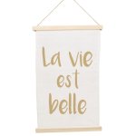 Chaks 80628, kakmono la vie est belle  suspendre 52cm