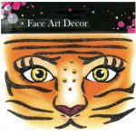 Chaks 88 191508b, maquillage visage autocollant tigre