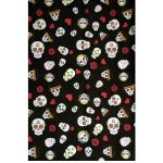 Chaks 90 943103, rideau dia de los muertos 80 x 153 cm