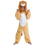 Dguisement peluche lion 128cm, 7 - 9 ans