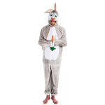 Chaks c1087180, dguisement peluche lapin gris 180cm, adulte