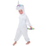 Chaks c1096128, d�guisement peluche licorne blanche 128cm, 7 - 9 ans