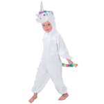Chaks c1096140, d�guisement peluche licorne blanche 140cm, 9 - 11 ans