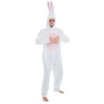 Chaks c1102180, dguisement lapin blanc co 180 cm, adulte