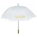 Chaks c3001003, parapluie vive les mariès 1m (㘠130cm) blanc Chaks c3001003, parapluie vive les mariès 1m (㘠130cm) blanc