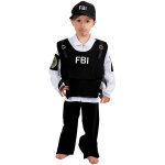 Chaks c4084116, dguisement agent fbi 116cm, 4 - 6 ans