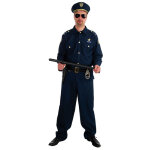 Chaks c4085t48, dguisement policier adulte, taille m