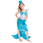 Dguisement sirne luxe bleue 3 - 4 ans