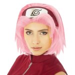 Perruque sakura haruno  adulte, rose