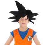Chaks c4418, perruque goku saiyan  enfant, noire