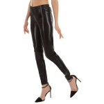 Chaks c4445l, legging brillant adulte luxe noir, taille l / xl