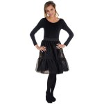 Chaks c4504sm - 10, jupon long adulte noir, s / m