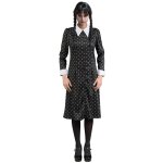 Chaks c4628l, d�guisement robe noire � motifs mercredi © adulte, l