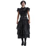 Robe de bal noire mercredi  adulte, s