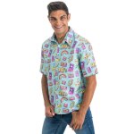 Chaks c4651m, chemise ann�es 90's, bleue m