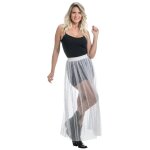 Chaks c4655, jupe longue summer festival en tulle, adulte blanche Chaks c4655, jupe longue summer festival en tulle, adulte blanche