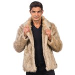 Chaks c4701xl, manteau en fausse fourrure, naturel taille xl Chaks c4701xl, manteau en fausse fourrure, naturel taille xl