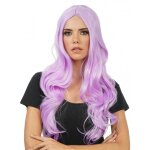 Chaks c4707 - 07, perruque cheveux longs ondul�s, lilas
