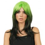 Chaks c4709, perruque billie, noir et vert