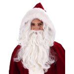 Chaks n1029, perruque et barbe de pre nol, blanc